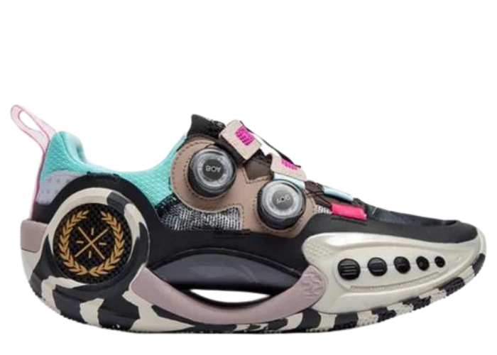 Li-Ning Way of Wade 9 Black Blue Pink - ABES003-3 Raffles & Where